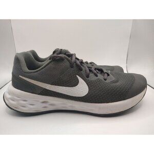 Nike Revolution 6 Youth Running Shoes Size 6Y Gray Mesh Lightweight & Comfortabl